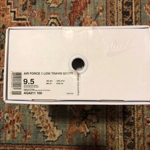 Travis Scott Air Force 1 white/white (AF100)